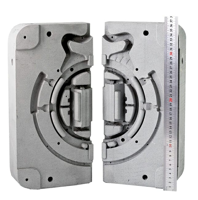 Vibenite metal casting mould