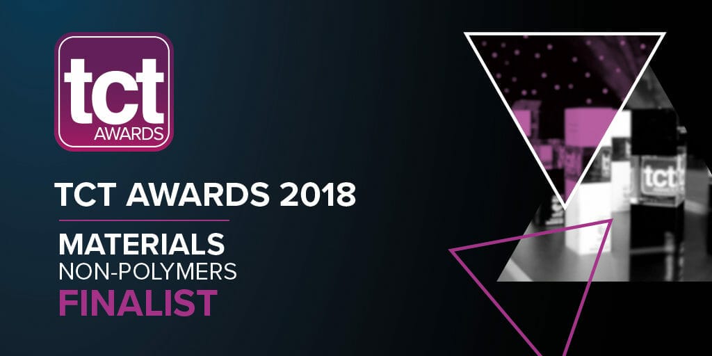 Worlds hardest steel finalist at TCT Awards 1 Materials nonpolymer finalist 1024x512 1