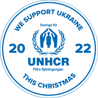 ENG 2022 Julemblem UKRAINA Blue Round
